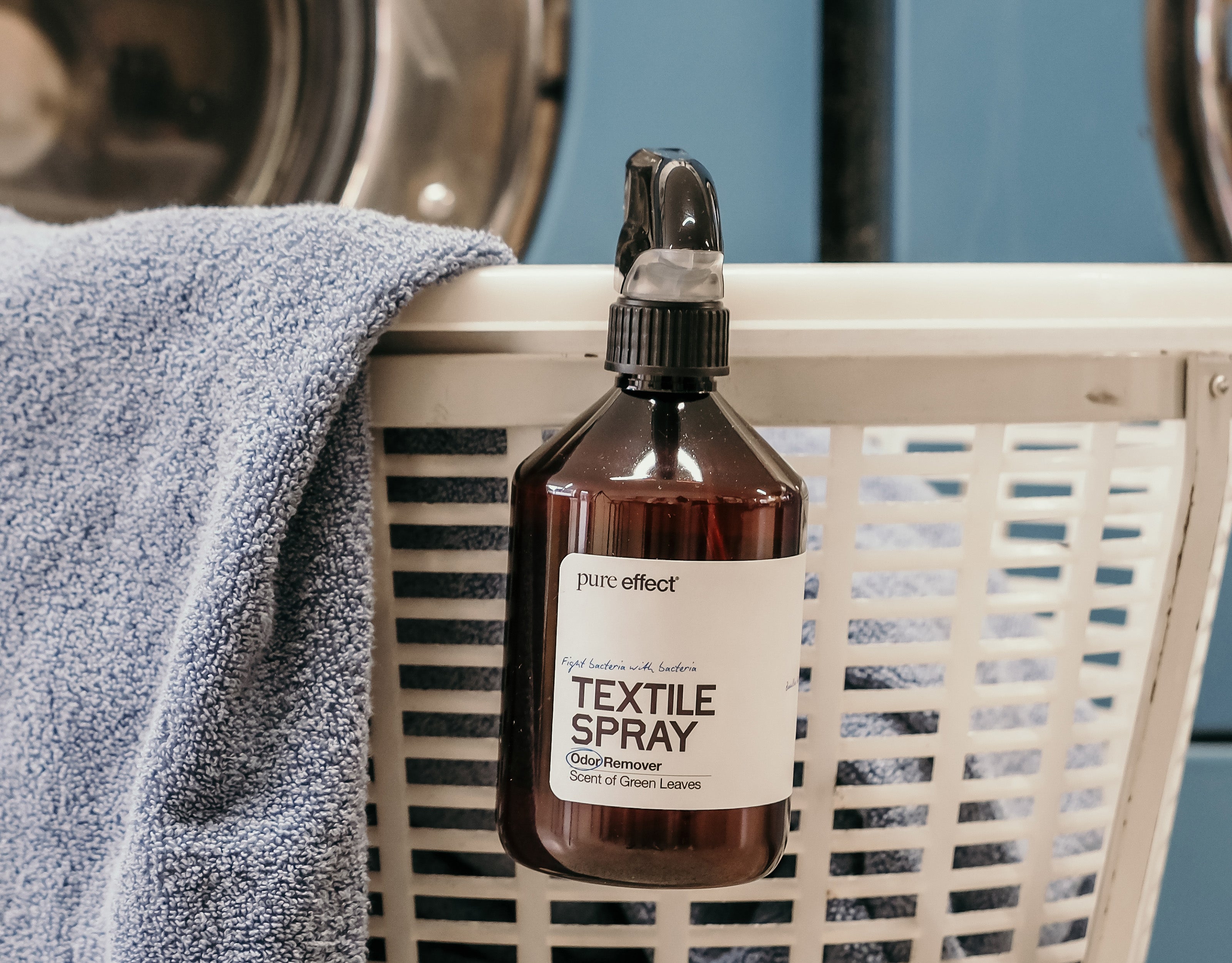Textile spray for odor removal and garment care between washes