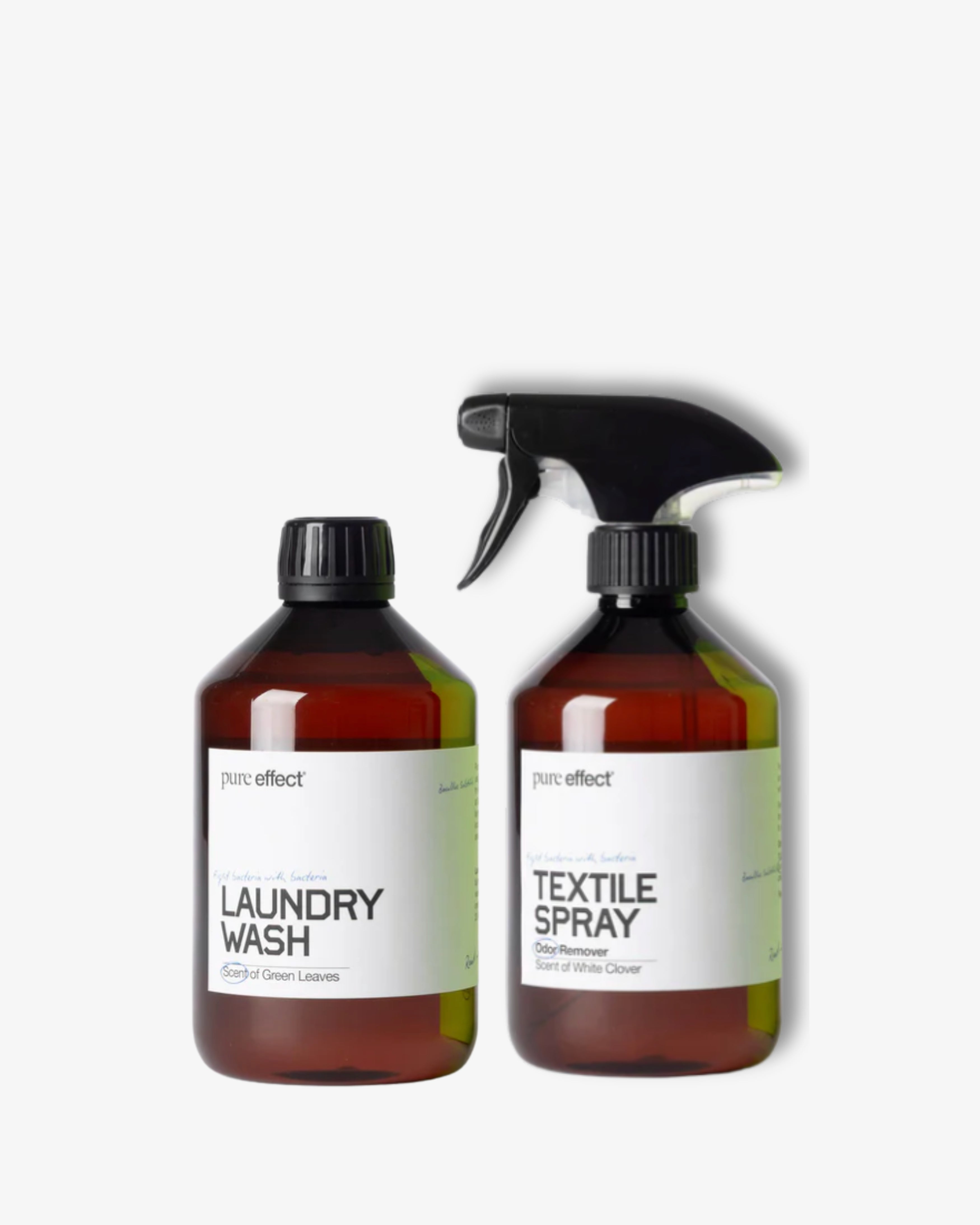 Pleje til sportstøj White Clover med Pure Effect Tekstilspray og Vaskemiddel