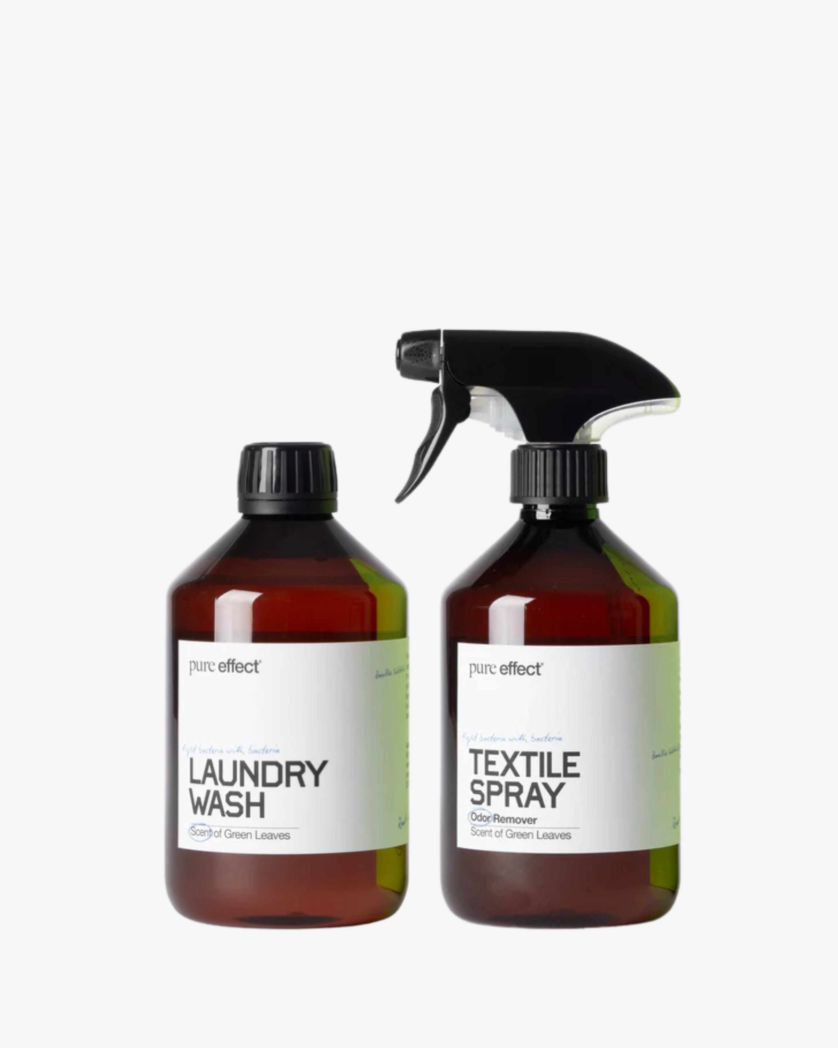 Pleje til sportstøj Green Leaves med Pure Effect Tekstilspray og Vaskemiddel