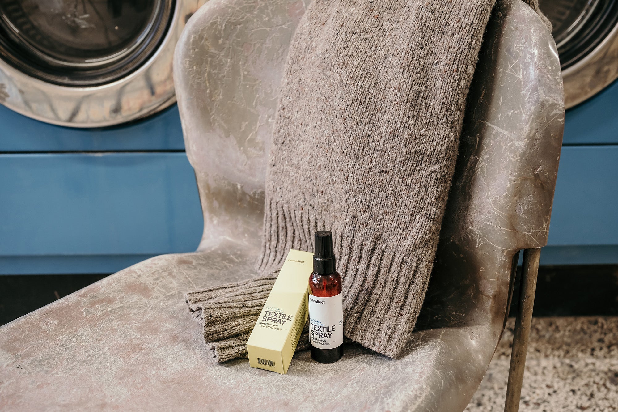 pure effect tekstilspray til strik