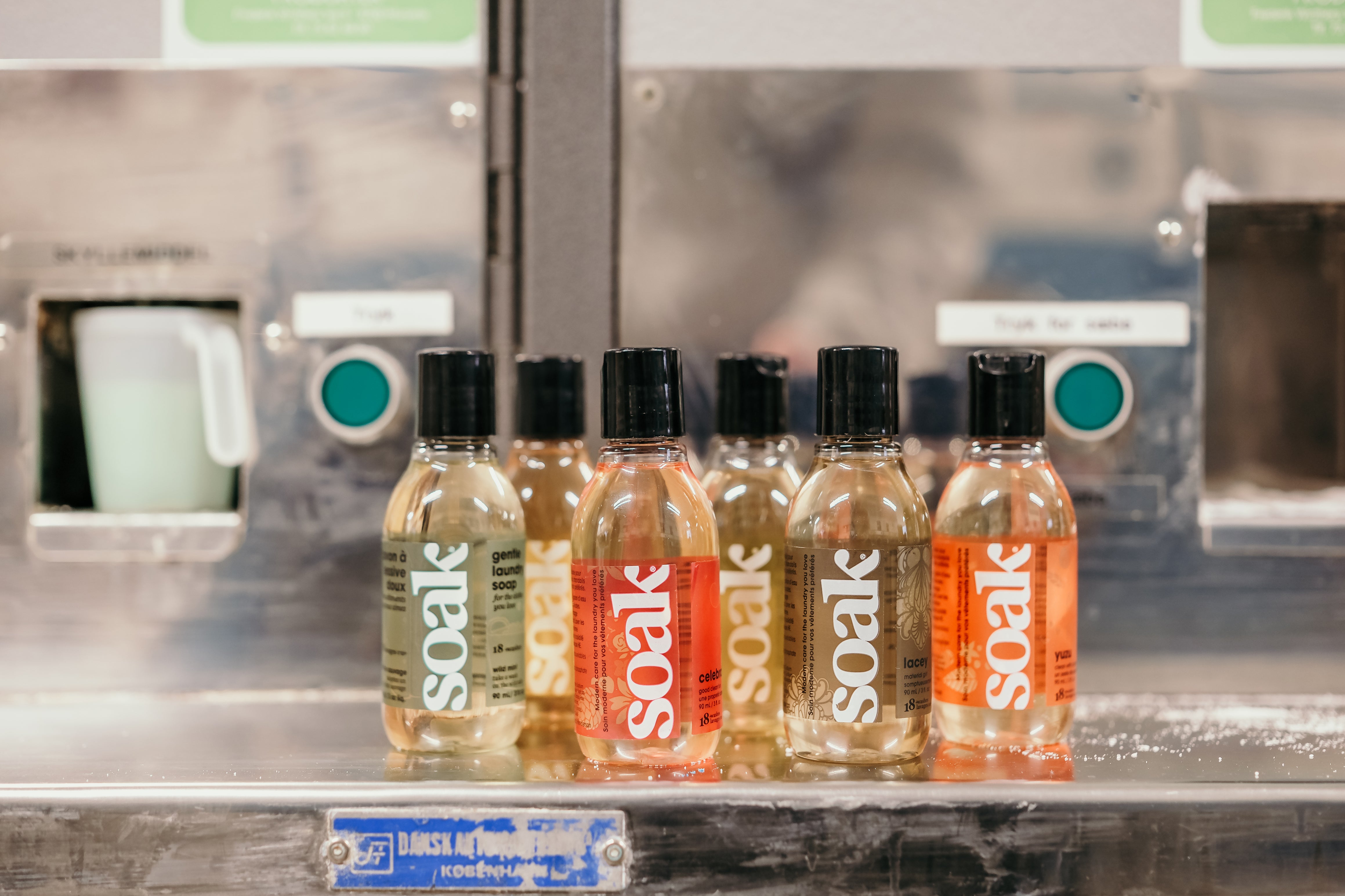 Soak Wash håndvaskemiddel alle fem dufte 375ml collection